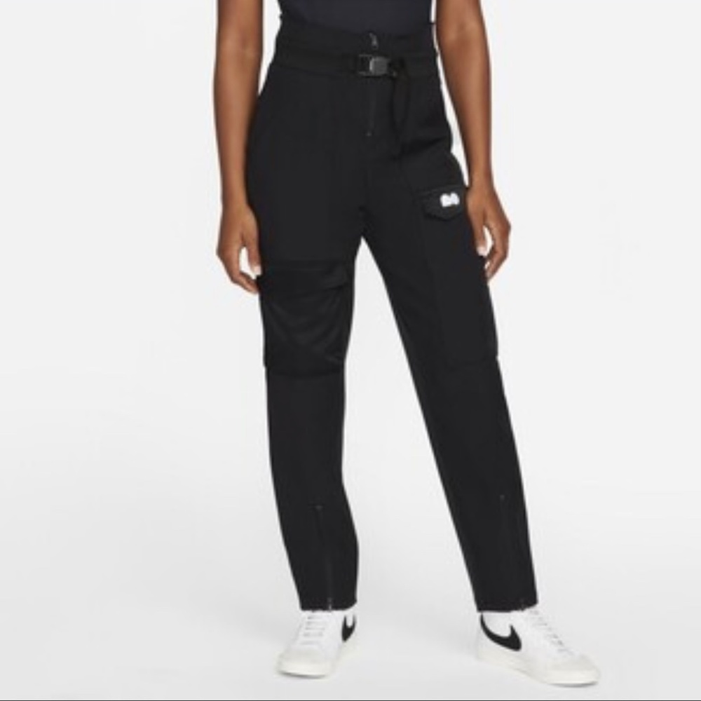 NIke x NAOMI OSAKA sz xsBlack Woven Tennis Pants Cargo High Waist